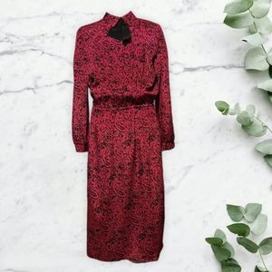 IFI Vintage 80's Red Dress